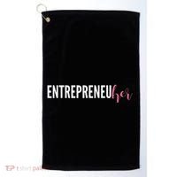 Entrepreneur Female Ceo Girl Creator Maker Golf Towel thumb 0