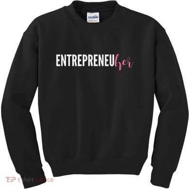 Entrepreneur Female Ceo Girl Creator Maker Kids Sweatshirt