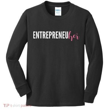 Entrepreneur Female Ceo Girl Creator Maker Kids Long Sleeve Shirt
