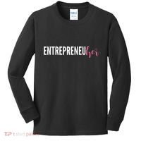 Entrepreneur Female Ceo Girl Creator Maker Kids Long Sleeve Shirt thumb 0