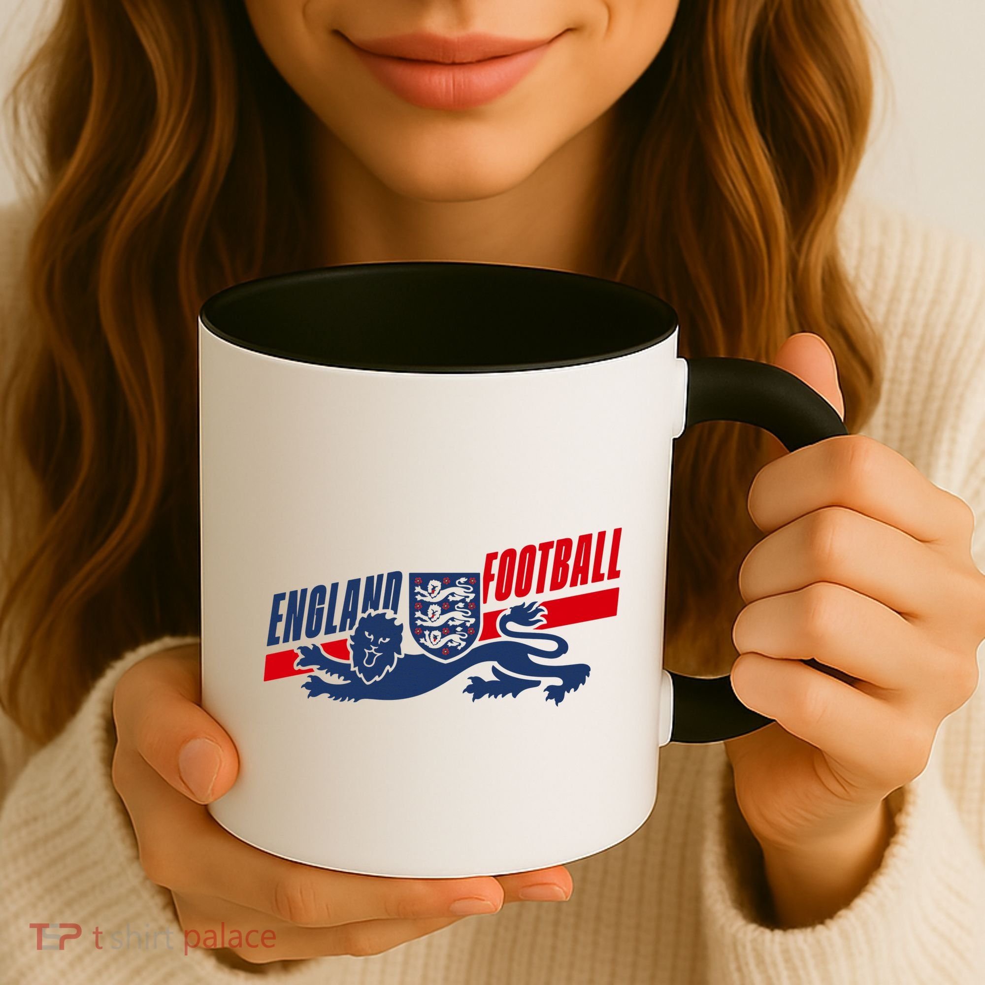 England Football Crest Soccer Apparel For Fans Coffee Mug