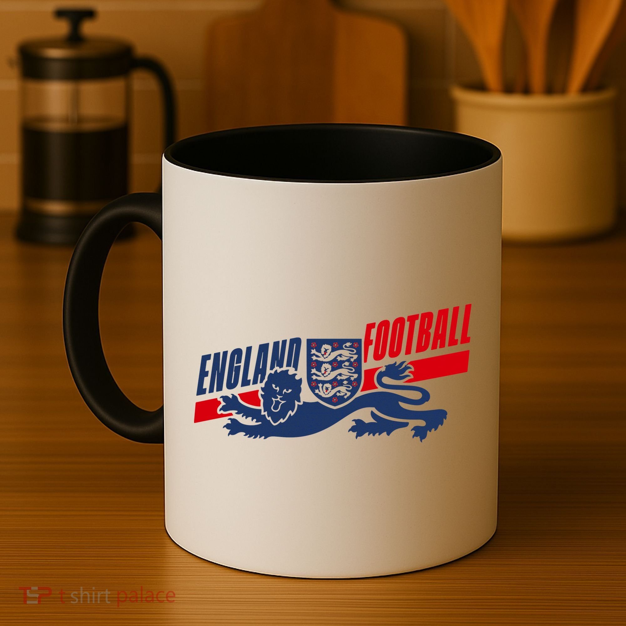 England Football Crest Soccer Apparel For Fans Coffee Mug