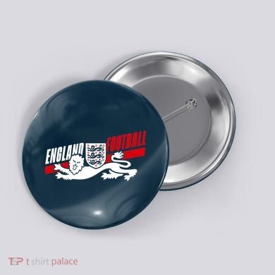 England Football Crest Soccer Apparel For Fans Button