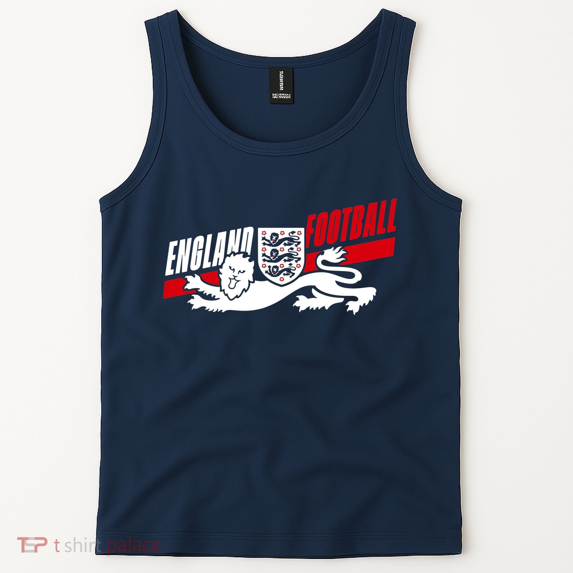 England Football Crest Soccer Apparel For Fans Tank Top