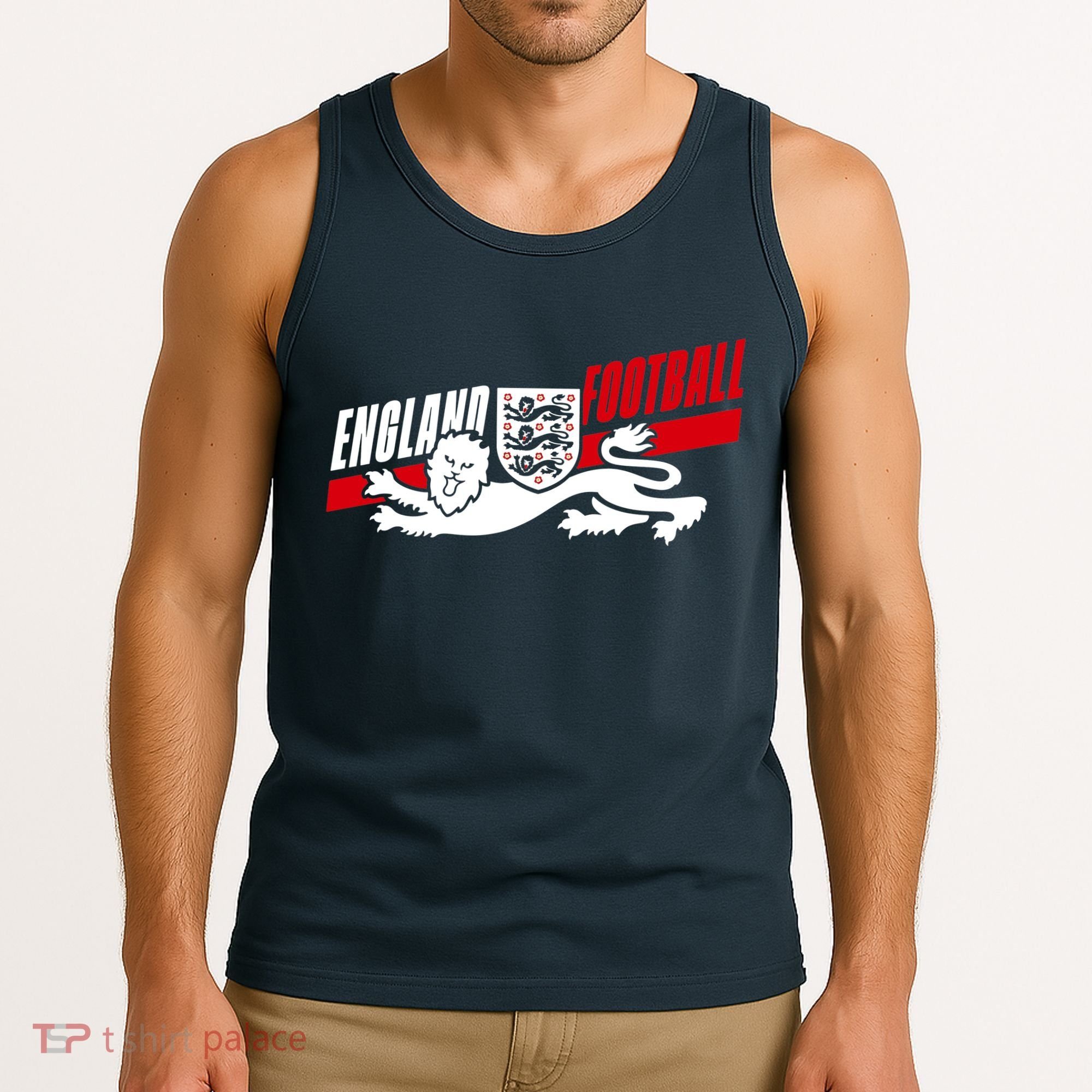 England Football Crest Soccer Apparel For Fans Tank Top
