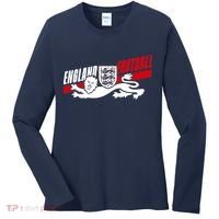 England Football Crest Soccer Apparel For Fans Women's Long Sleeve Shirt thumb 0