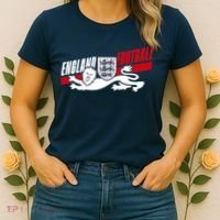 England Football Crest Soccer Apparel For Fans Women's T-Shirt thumb 2