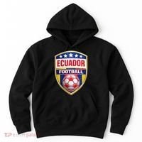 Ecuador Football Crest Soccer Ball Badge Shield Hoodie thumb 0