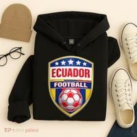 Ecuador Football Crest Soccer Ball Badge Shield Hoodie thumb 4