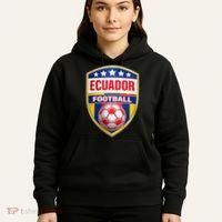 Ecuador Football Crest Soccer Ball Badge Shield Hoodie thumb 5