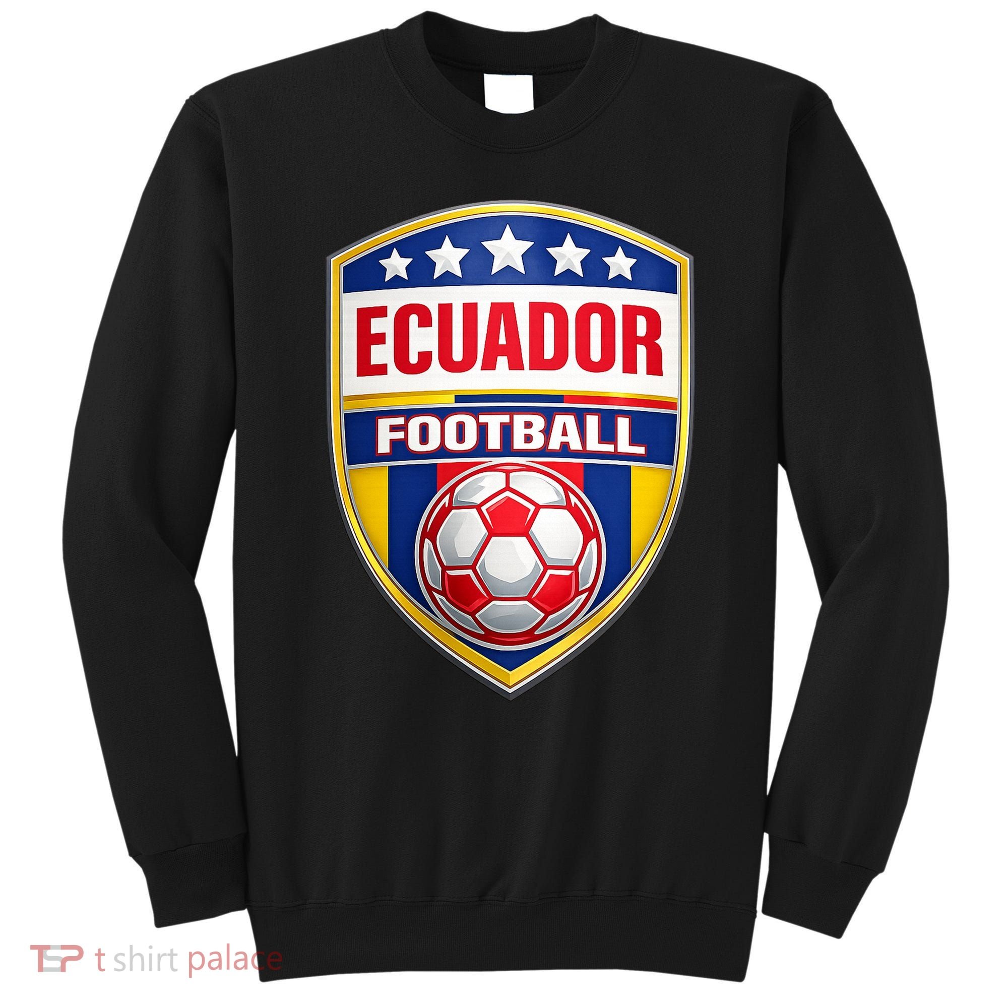 Ecuador Football Crest Soccer Ball Badge Shield Sweatshirt