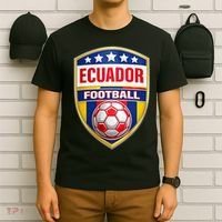Ecuador Football Crest Soccer Ball Badge Shield T-Shirt thumb 6