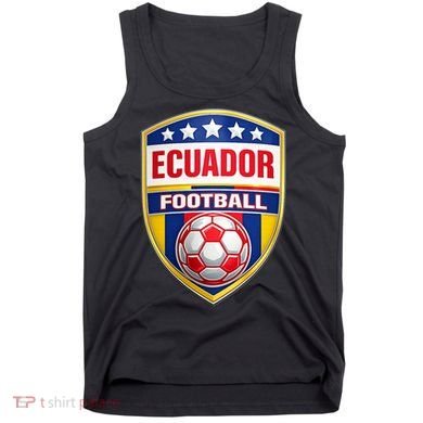 Ecuador Football Crest Soccer Ball Badge Shield Tank Top