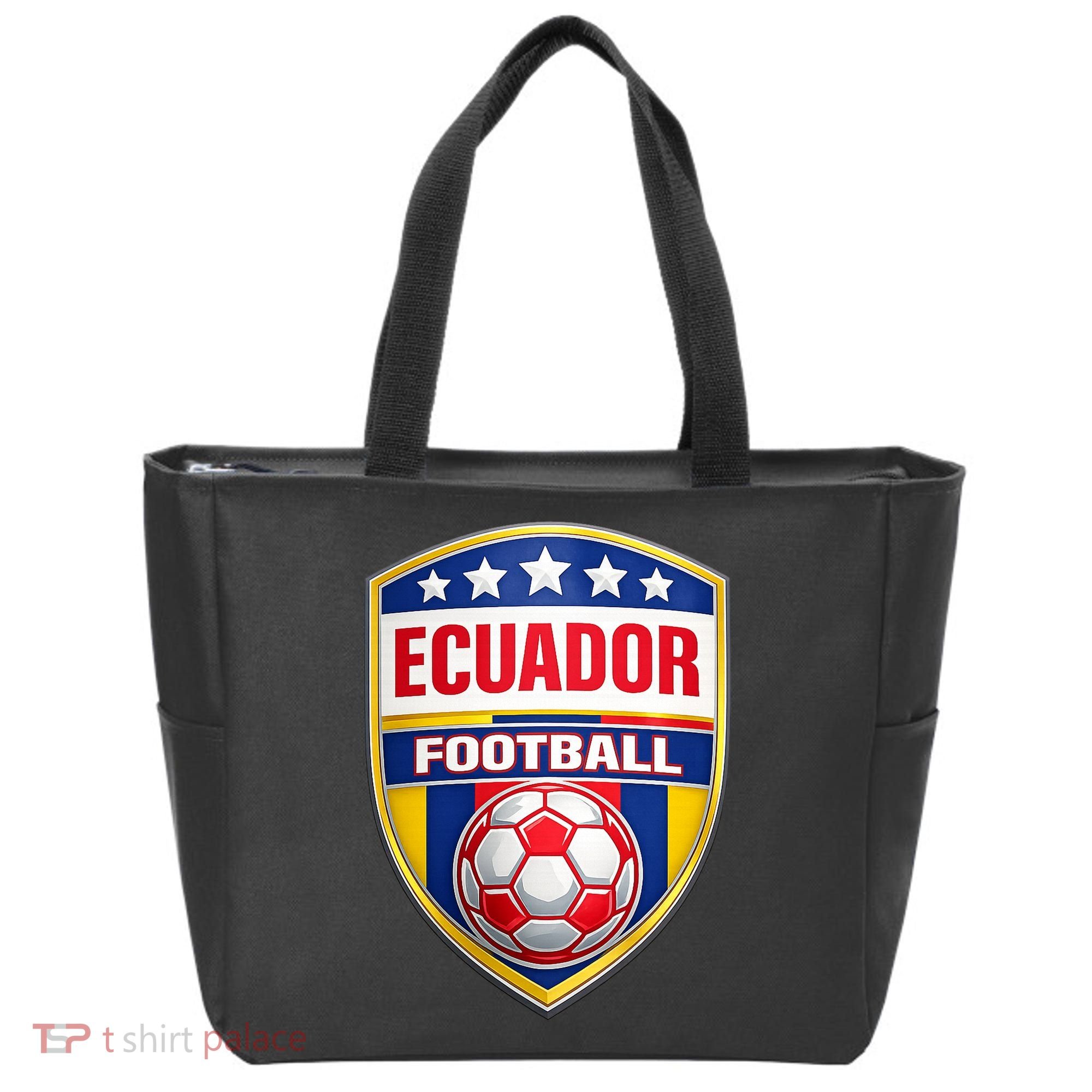 Ecuador Football Crest Soccer Ball Badge Shield Tote Bag