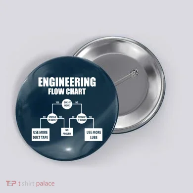 Engineering Flow Chart Button