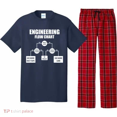 Engineering Flow Chart Pajama Set
