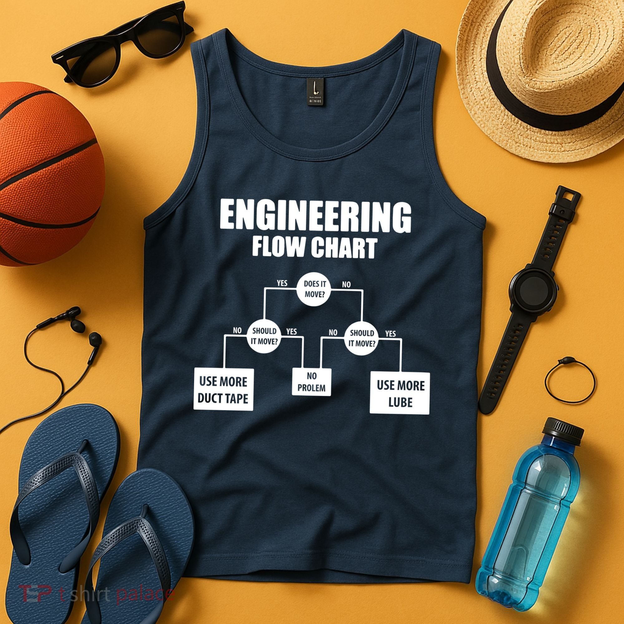 Engineering Flow Chart Tank Top