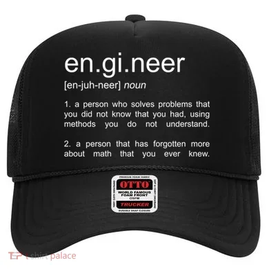 Engineer Funny Dictionary Definition Cute Gift Hat