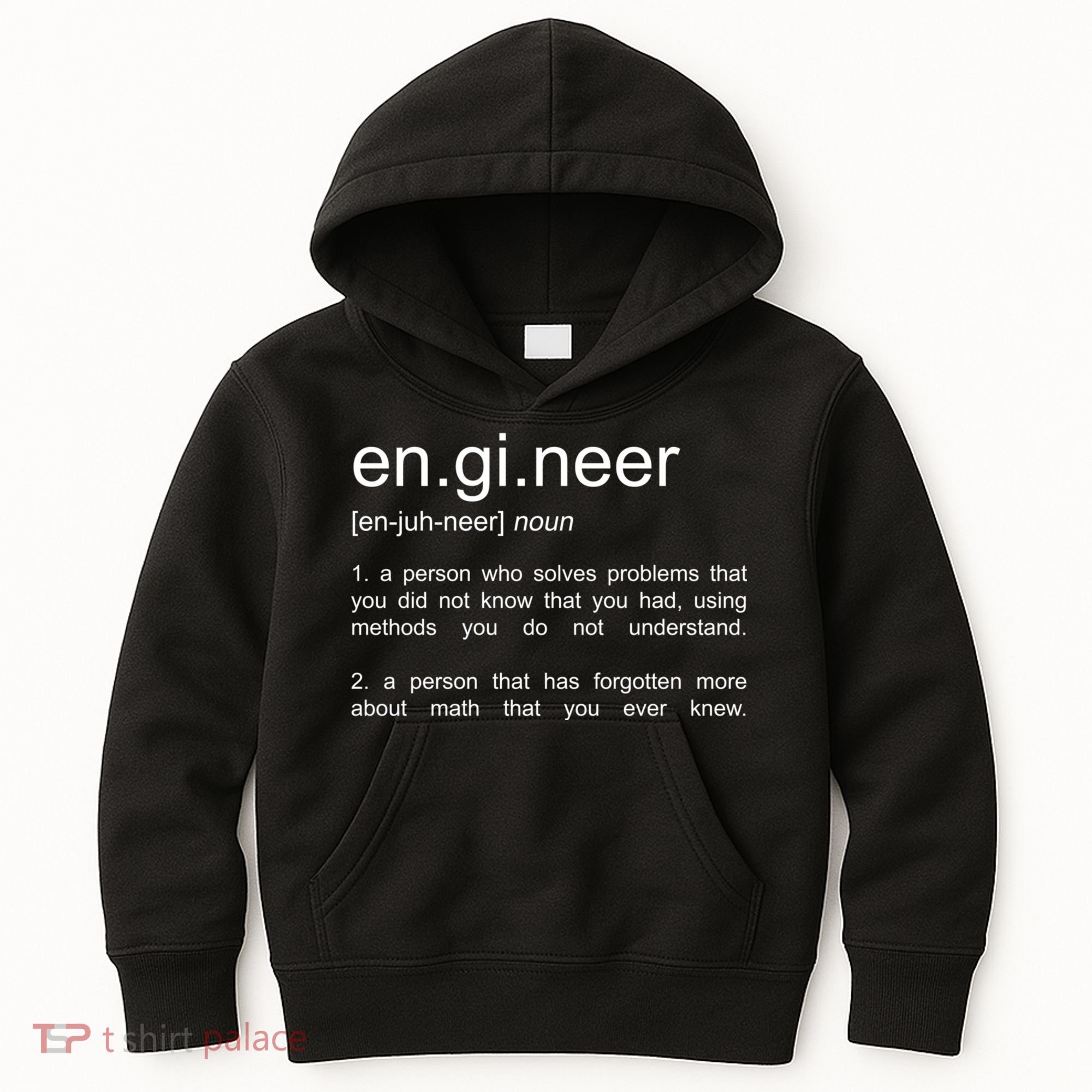 Engineer Funny Dictionary Definition Cute Gift Kids Hoodie