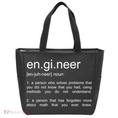 Engineer Funny Dictionary Definition Cute Gift Bag