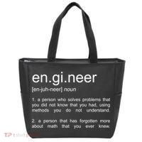 Engineer Funny Dictionary Definition Cute Gift Tote Bag thumb 0