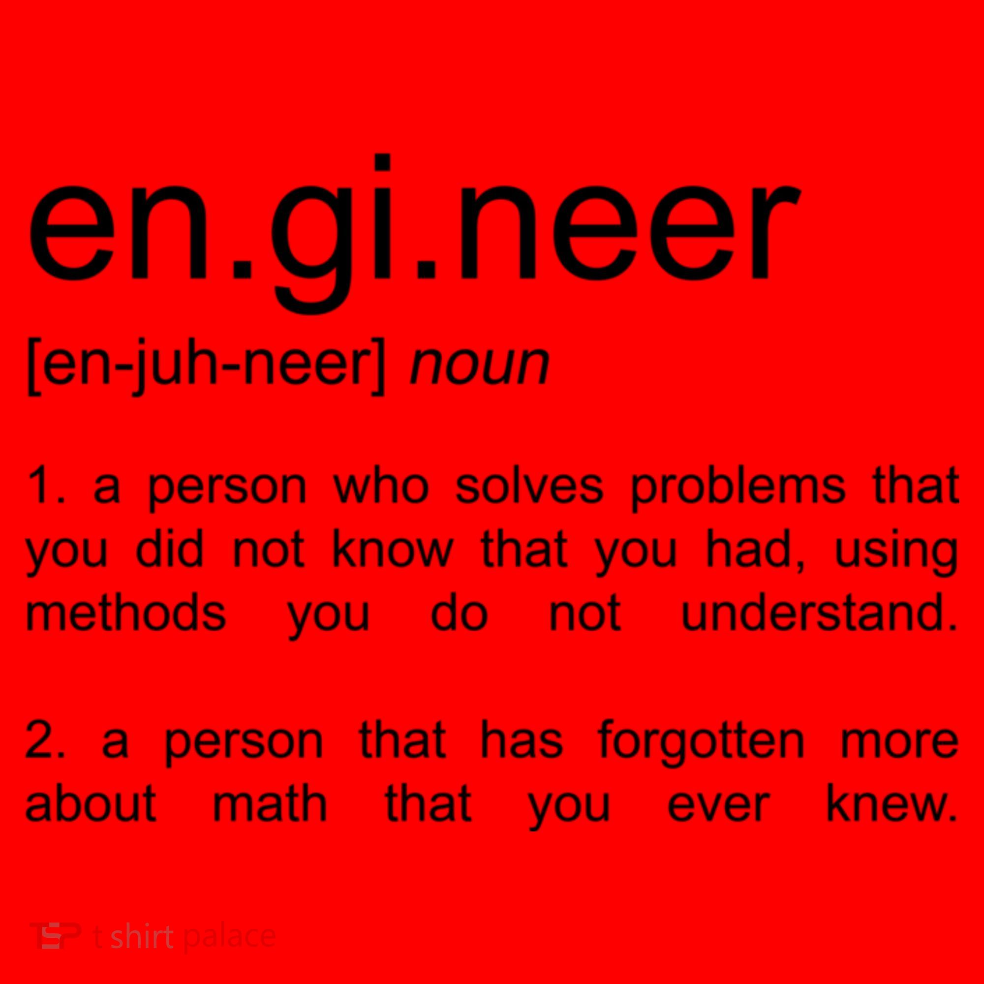 Engineer Funny Dictionary Definition Cute Gift Santa Hat