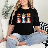 Epiphany Feliz Dia De Reyes Three Wise Happy Holy Kings Comfort Colors T-Shirt thumb 2