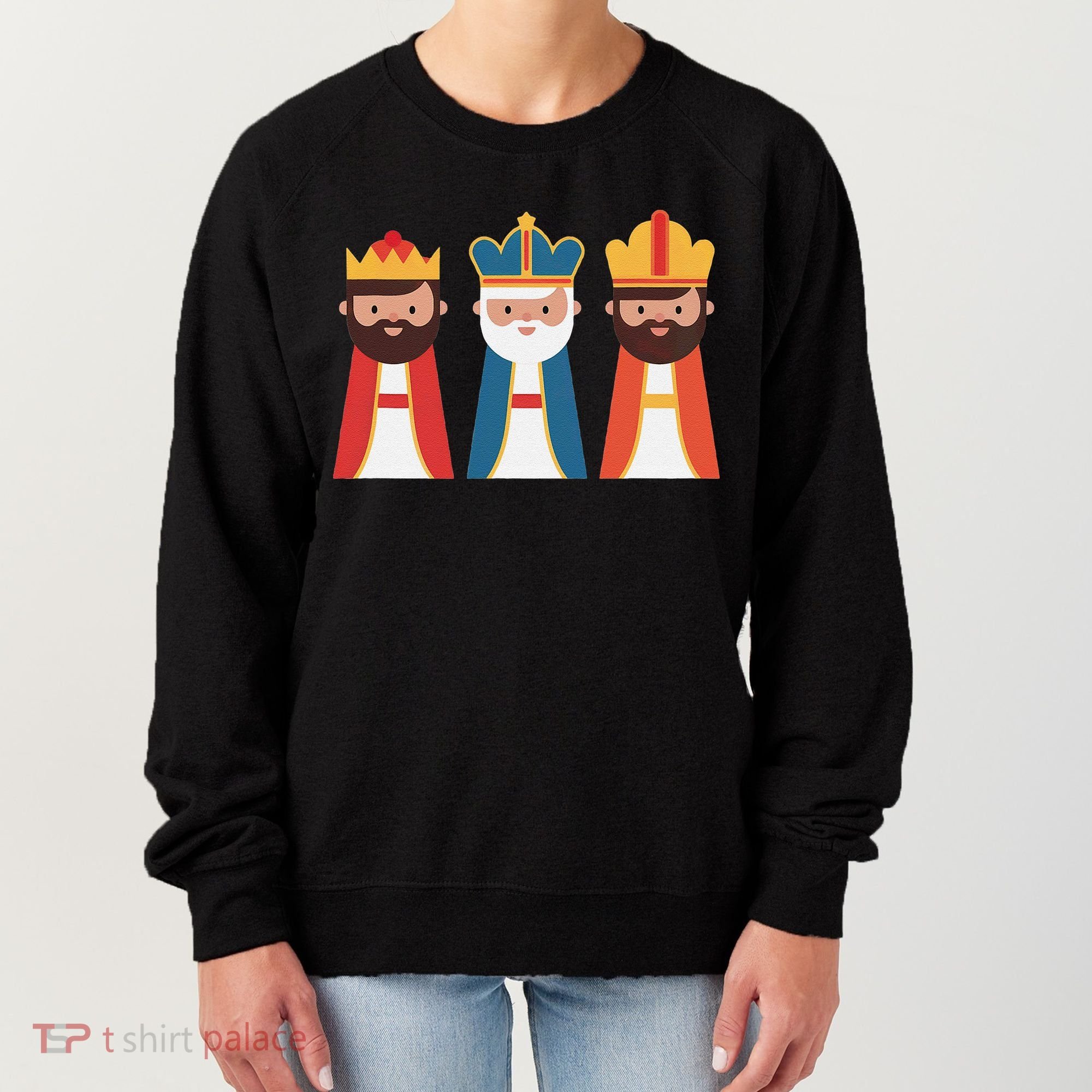 Epiphany Feliz Dia De Reyes Three Wise Happy Holy Kings Women's Sweatshirt