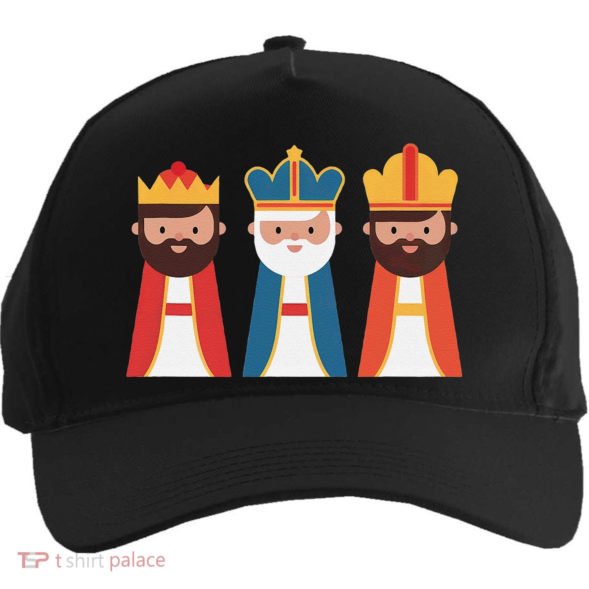 Epiphany Feliz Dia De Reyes Three Wise Happy Holy Kings Five-Panel Snapback Cap