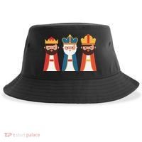 Epiphany Feliz Dia De Reyes Three Wise Happy Holy Kings Sustainable Bucket Hat thumb 0