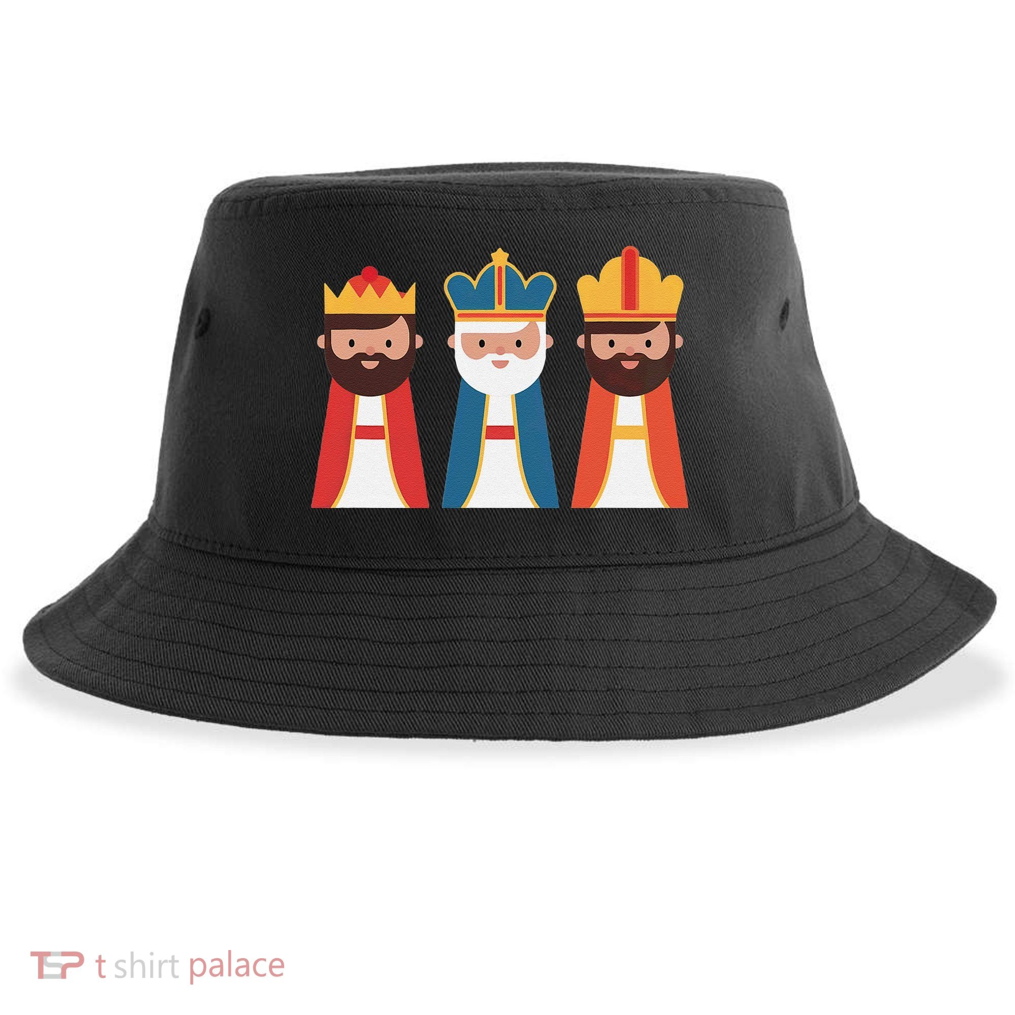 Epiphany Feliz Dia De Reyes Three Wise Happy Holy Kings Sustainable Bucket Hat