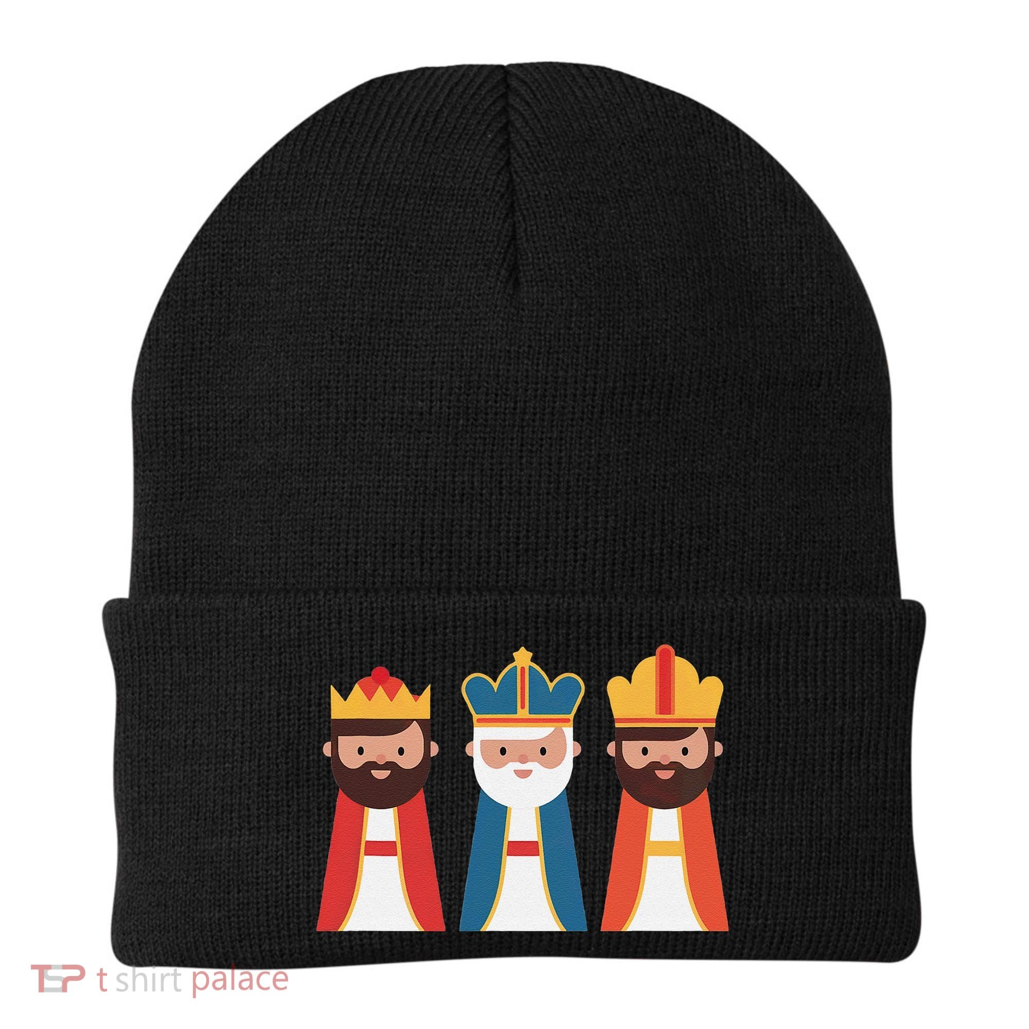 Epiphany Feliz Dia De Reyes Three Wise Happy Holy Kings Beanie