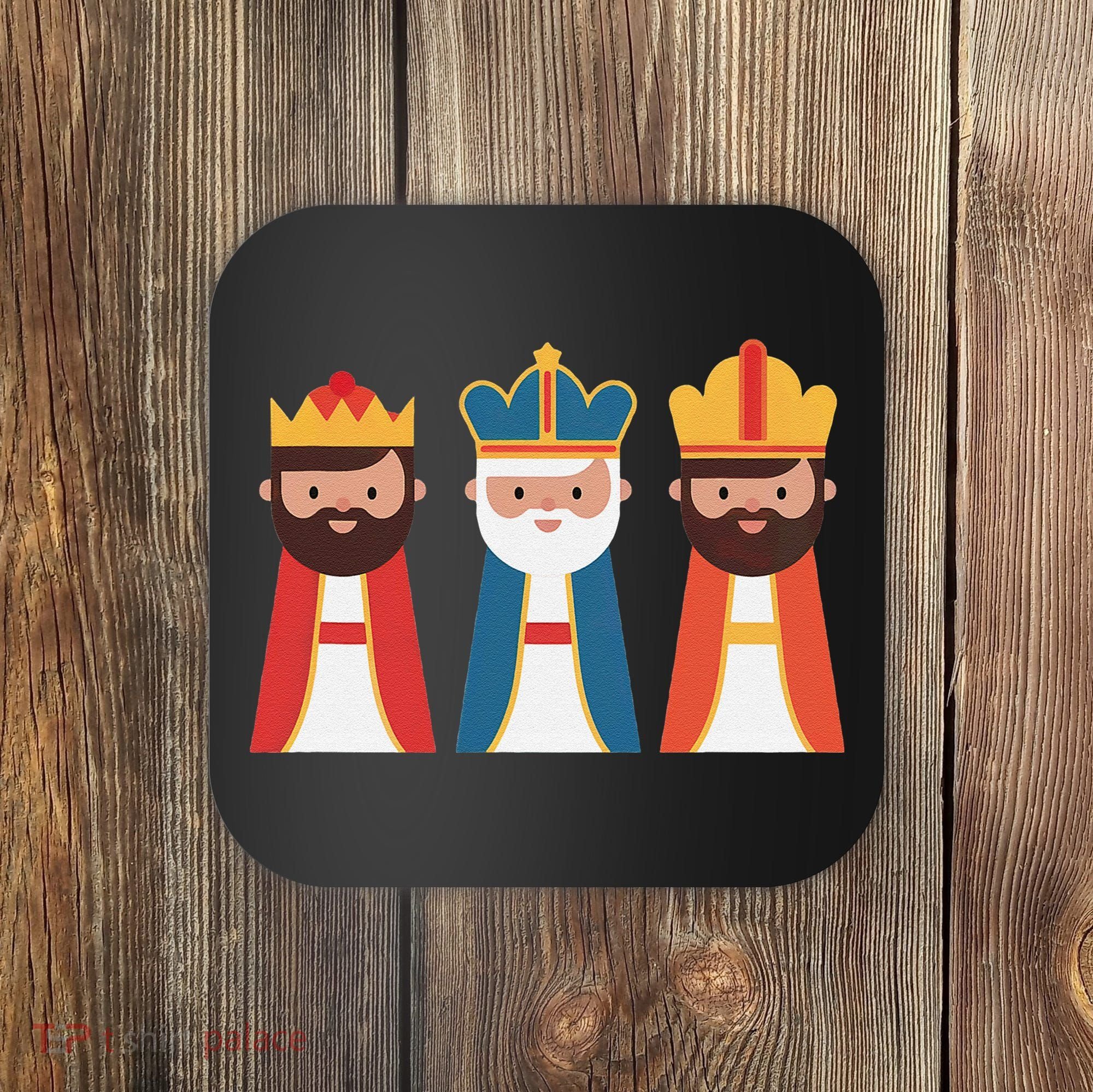 Epiphany Feliz Dia De Reyes Three Wise Happy Holy Kings Coaster