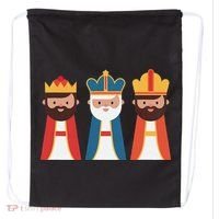 Epiphany Feliz Dia De Reyes Three Wise Happy Holy Kings Drawstring Bag thumb 0