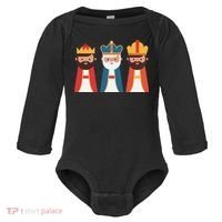 Epiphany Feliz Dia De Reyes Three Wise Happy Holy Kings Baby Long Sleeve Bodysuit thumb 0