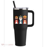 Epiphany Feliz Dia De Reyes Three Wise Happy Holy Kings 40oz Vacuum Insulated Stainless Steel Travel Tumbler thumb 0