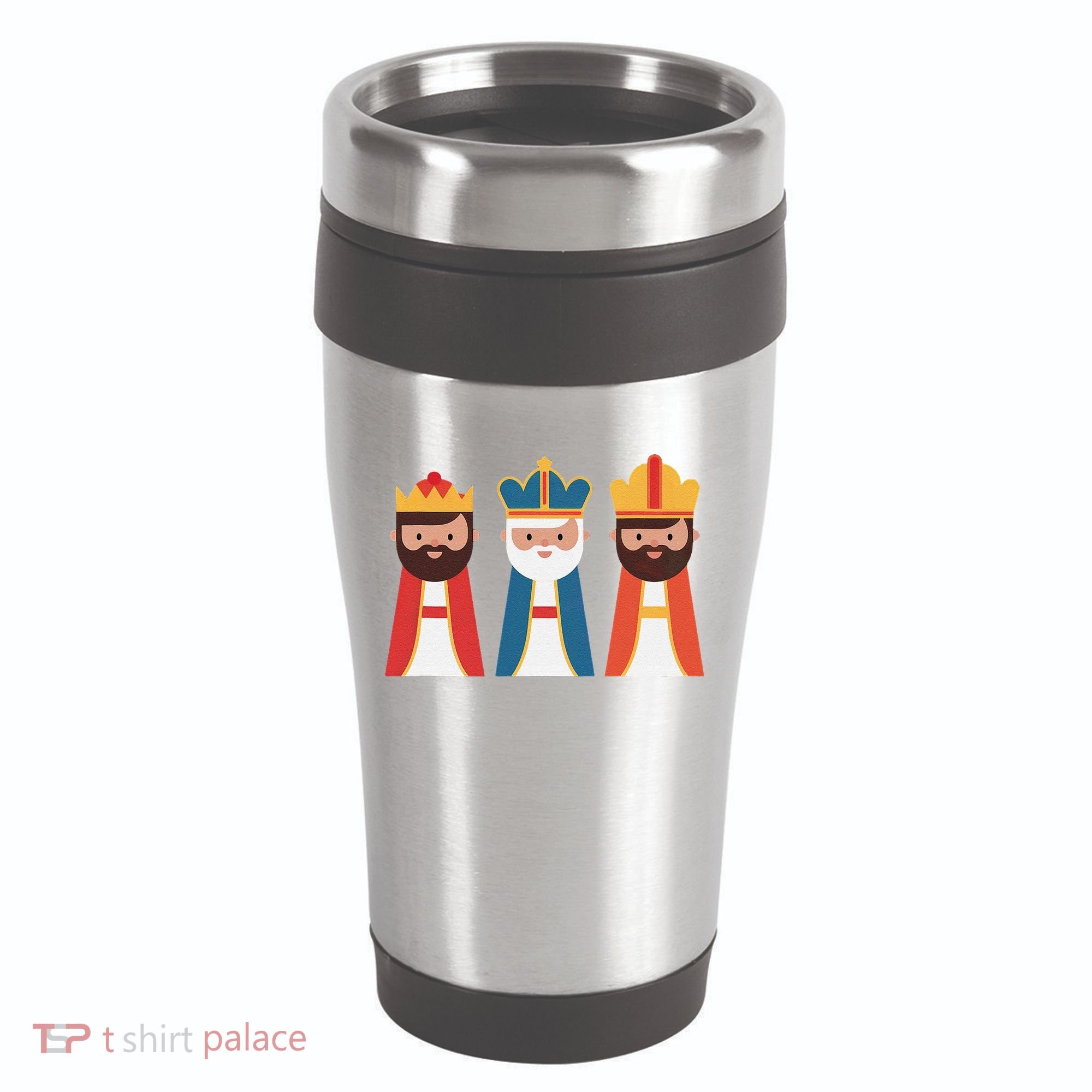Epiphany Feliz Dia De Reyes Three Wise Happy Holy Kings 16oz Travel Tumbler