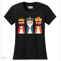 Epiphany Feliz Dia De Reyes Three Wise Happy Holy Kings Women's Cooling Performance Crew T-Shirt thumb 0