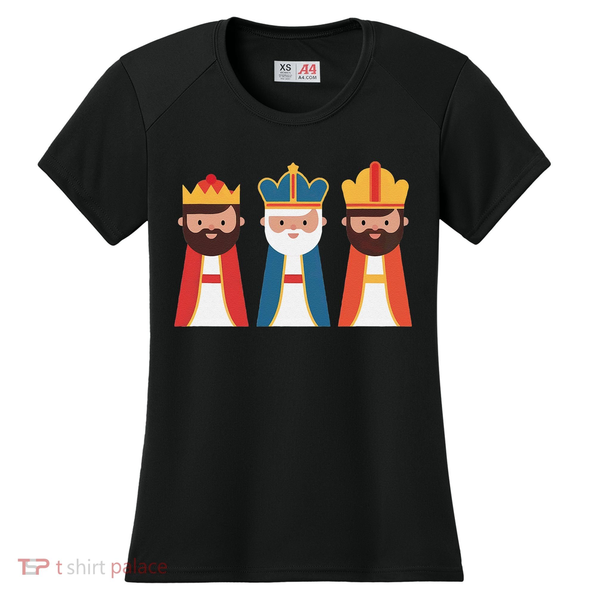 Epiphany Feliz Dia De Reyes Three Wise Happy Holy Kings Women's Cooling Performance Crew T-Shirt