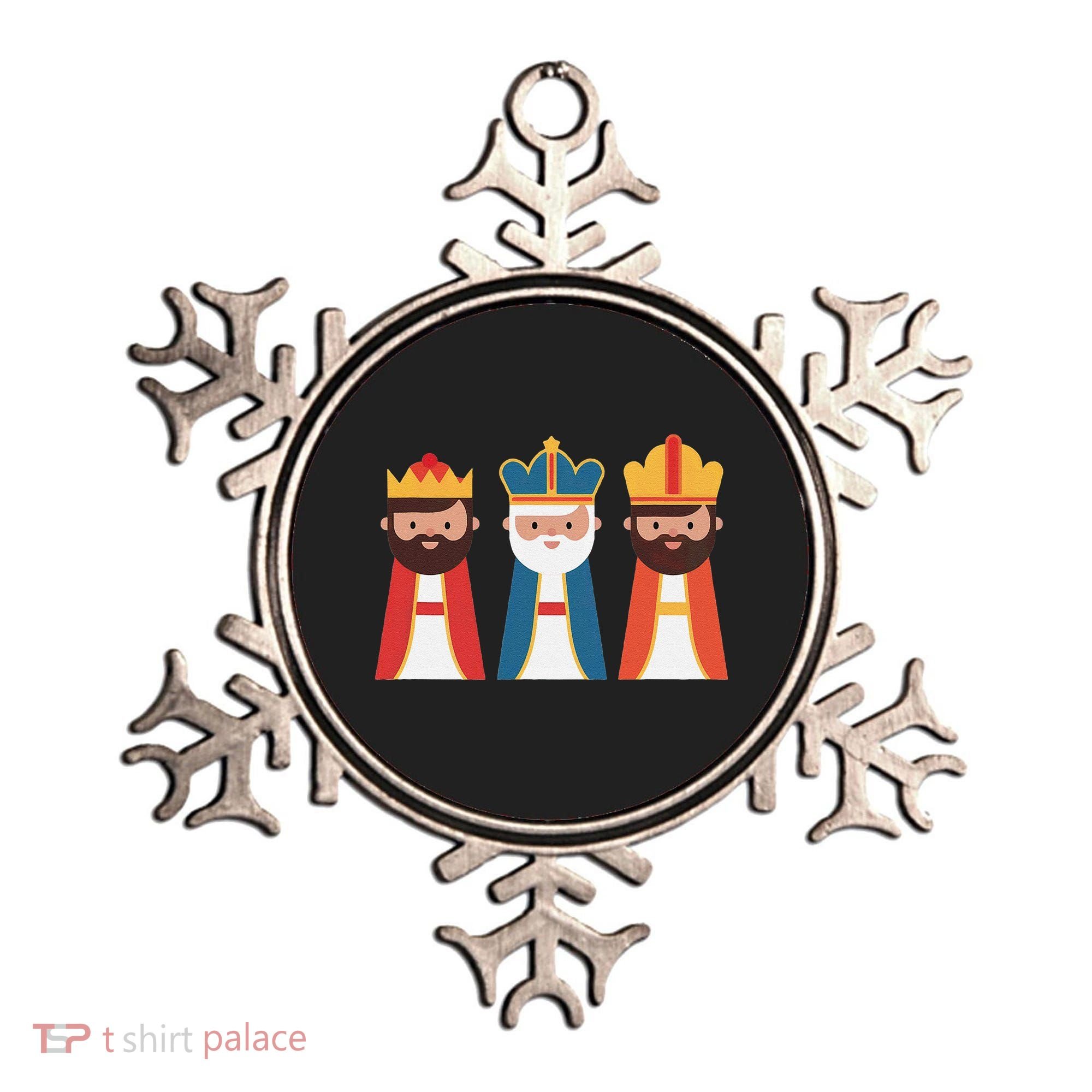 Epiphany Feliz Dia De Reyes Three Wise Happy Holy Kings Ornament