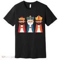 Epiphany Feliz Dia De Reyes Three Wise Happy Holy Kings Premium T-Shirt thumb 0