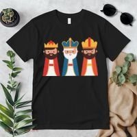 Epiphany Feliz Dia De Reyes Three Wise Happy Holy Kings Premium T-Shirt thumb 2