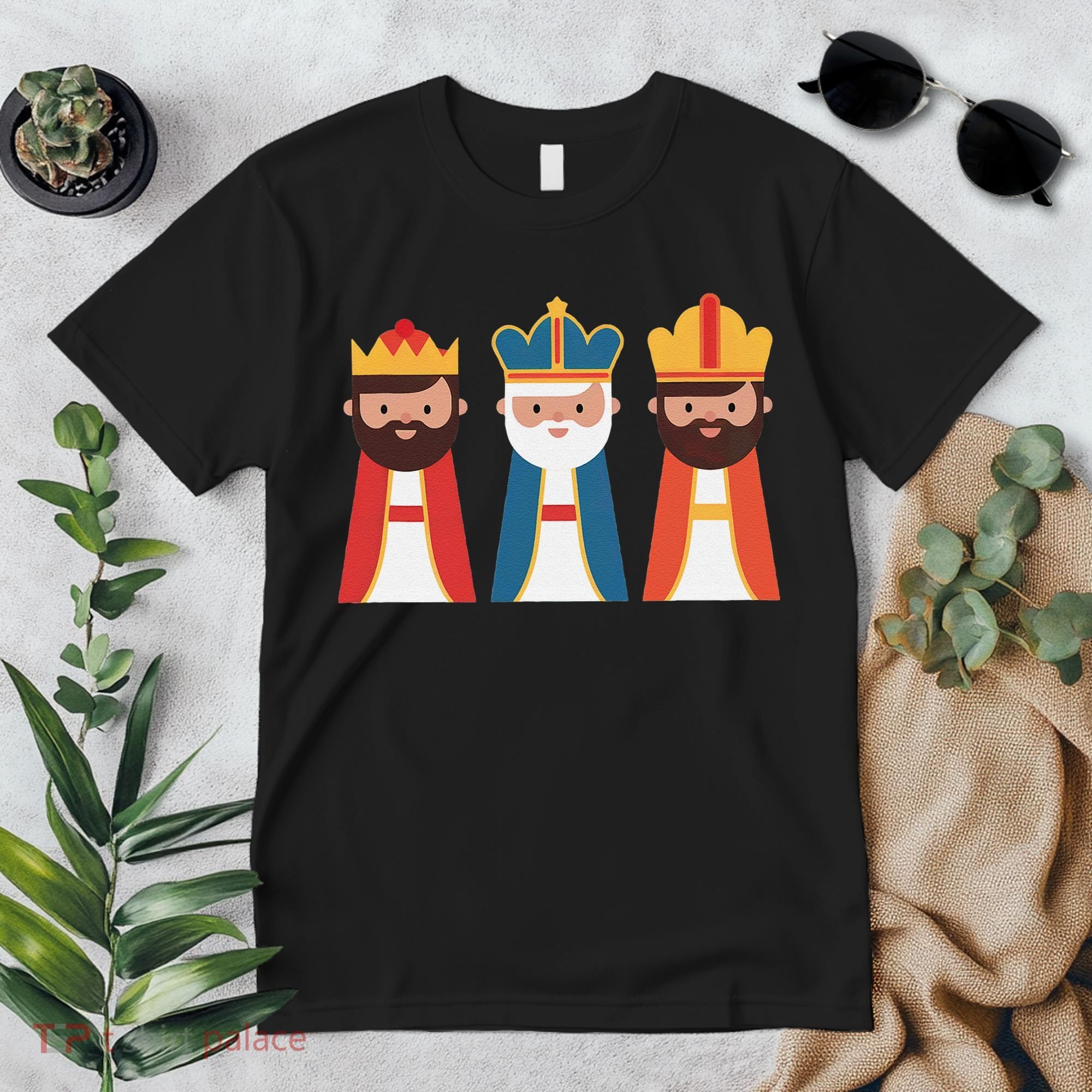 Epiphany Feliz Dia De Reyes Three Wise Happy Holy Kings Premium T-Shirt
