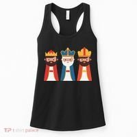 Epiphany Feliz Dia De Reyes Three Wise Happy Holy Kings Women's Tank Top thumb 0