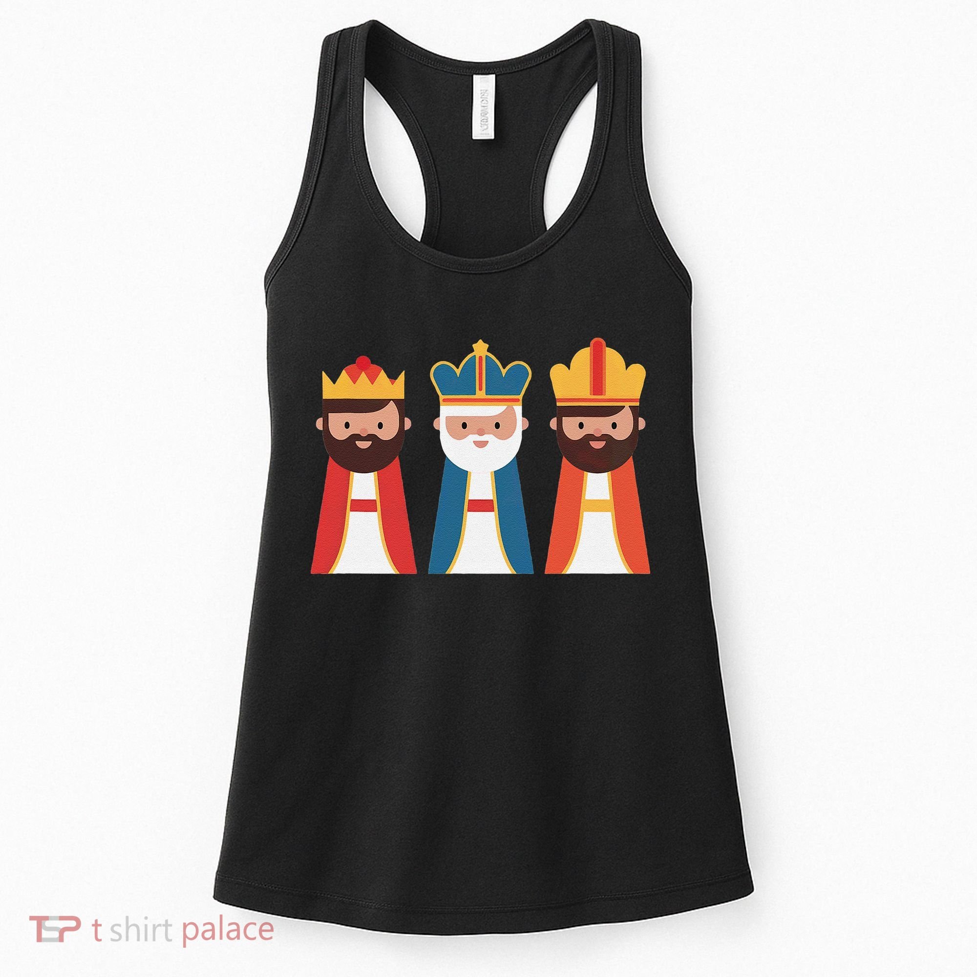 Epiphany Feliz Dia De Reyes Three Wise Happy Holy Kings Women's Tank Top