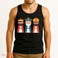 Epiphany Feliz Dia De Reyes Three Wise Happy Holy Kings Tank Top thumb 3