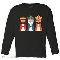 Epiphany Feliz Dia De Reyes Three Wise Happy Holy Kings Toddler Long Sleeve Shirt thumb 0