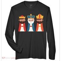 Epiphany Feliz Dia De Reyes Three Wise Happy Holy Kings Zone Performance Long-Sleeve T-Shirt thumb 0