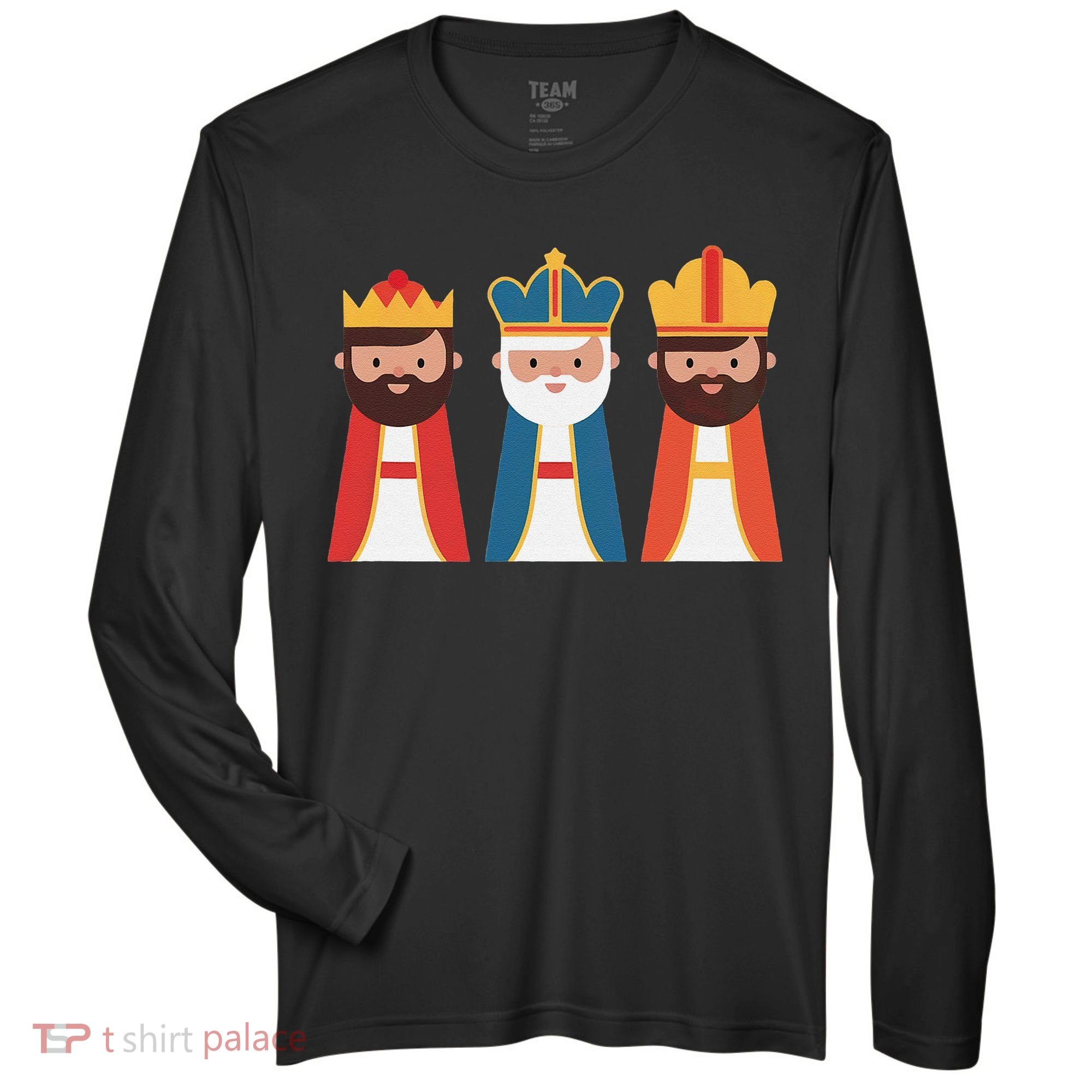 Epiphany Feliz Dia De Reyes Three Wise Happy Holy Kings Zone Performance Long-Sleeve T-Shirt