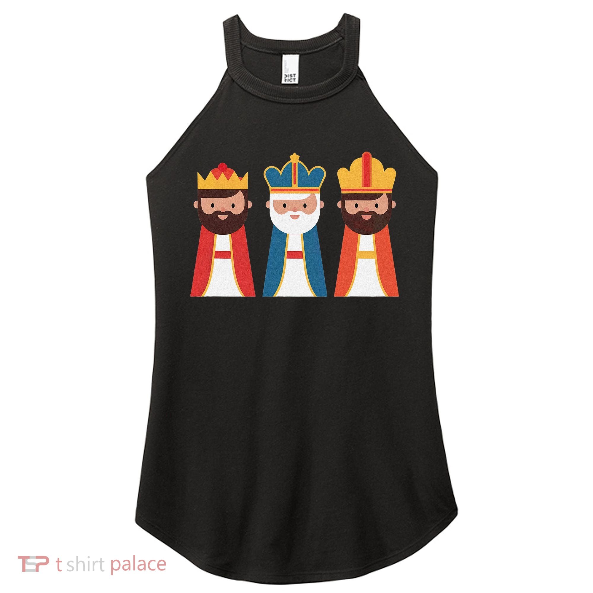 Epiphany Feliz Dia De Reyes Three Wise Happy Holy Kings Women's Perfect Tri Rocker Tank